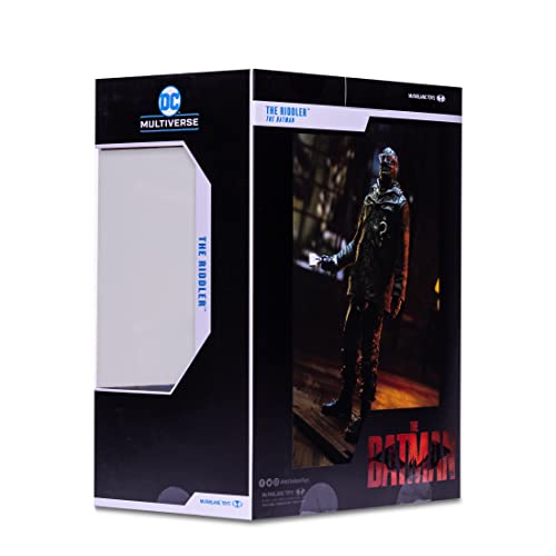 McFarlane Toys Riddler base detail enhances overall display realism