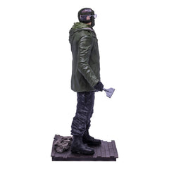 McFarlane Toys Riddler wooden base secures stable, premium presentation