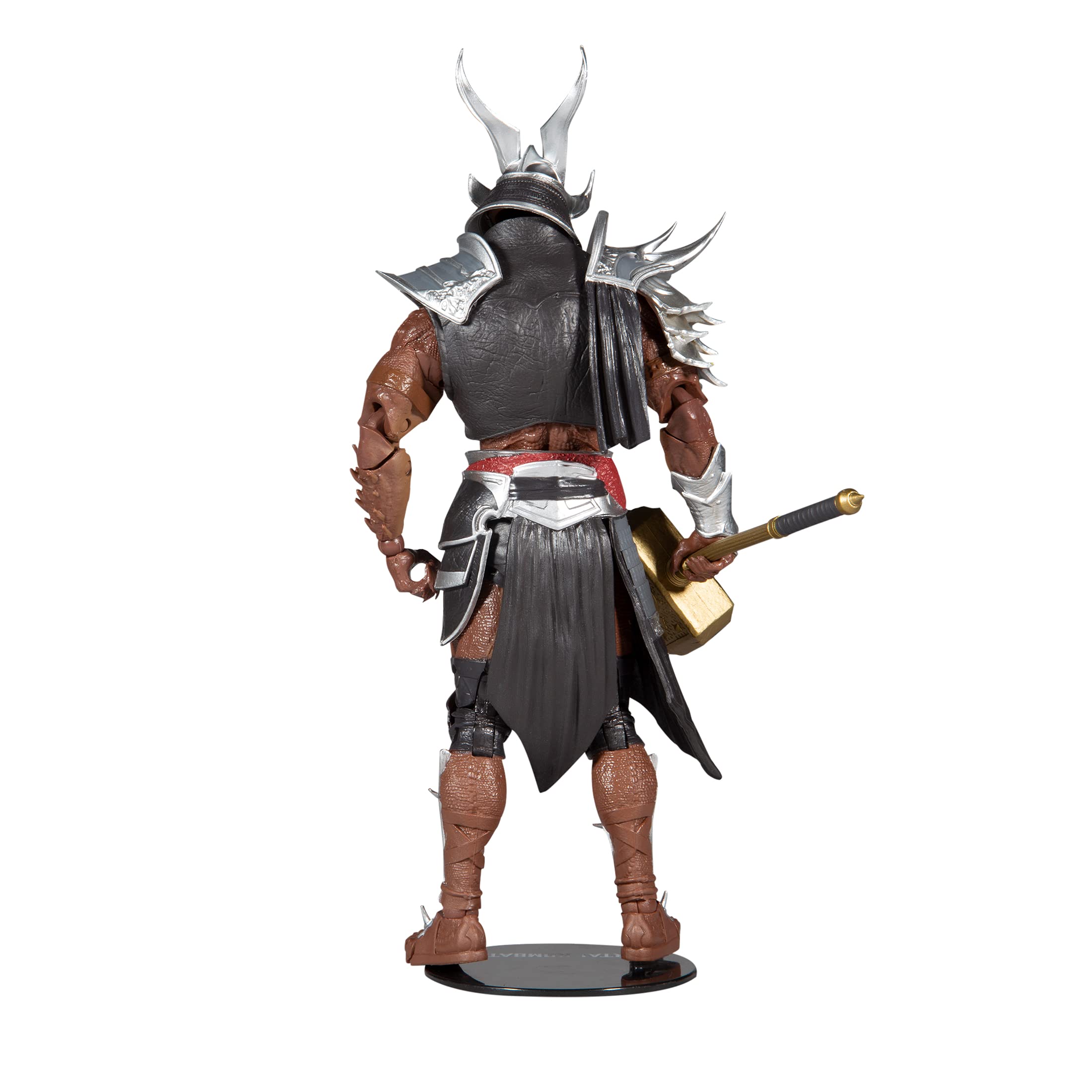 McFarlane Toys Shao Kahn base supports stable posing.