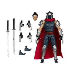 McFarlane Toys Shredder 5in action figure with cape for display.