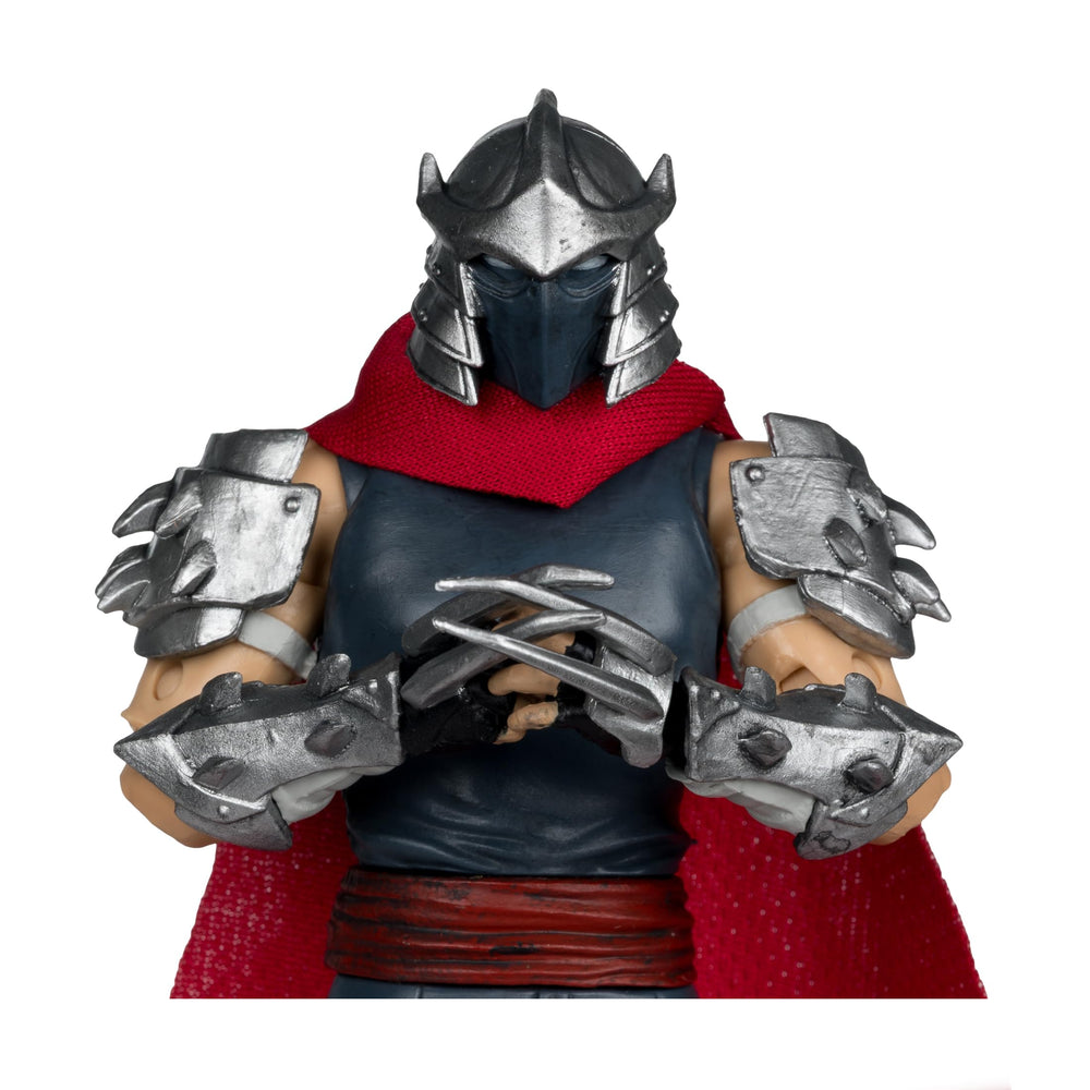 McFarlane Toys Shredder alternate feet improve stability.