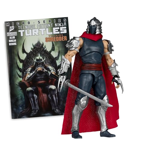 McFarlane Toys Shredder soft goods cape adds authentic drape.