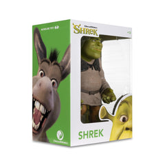 Shrek figure and art card enhance your collection presentation