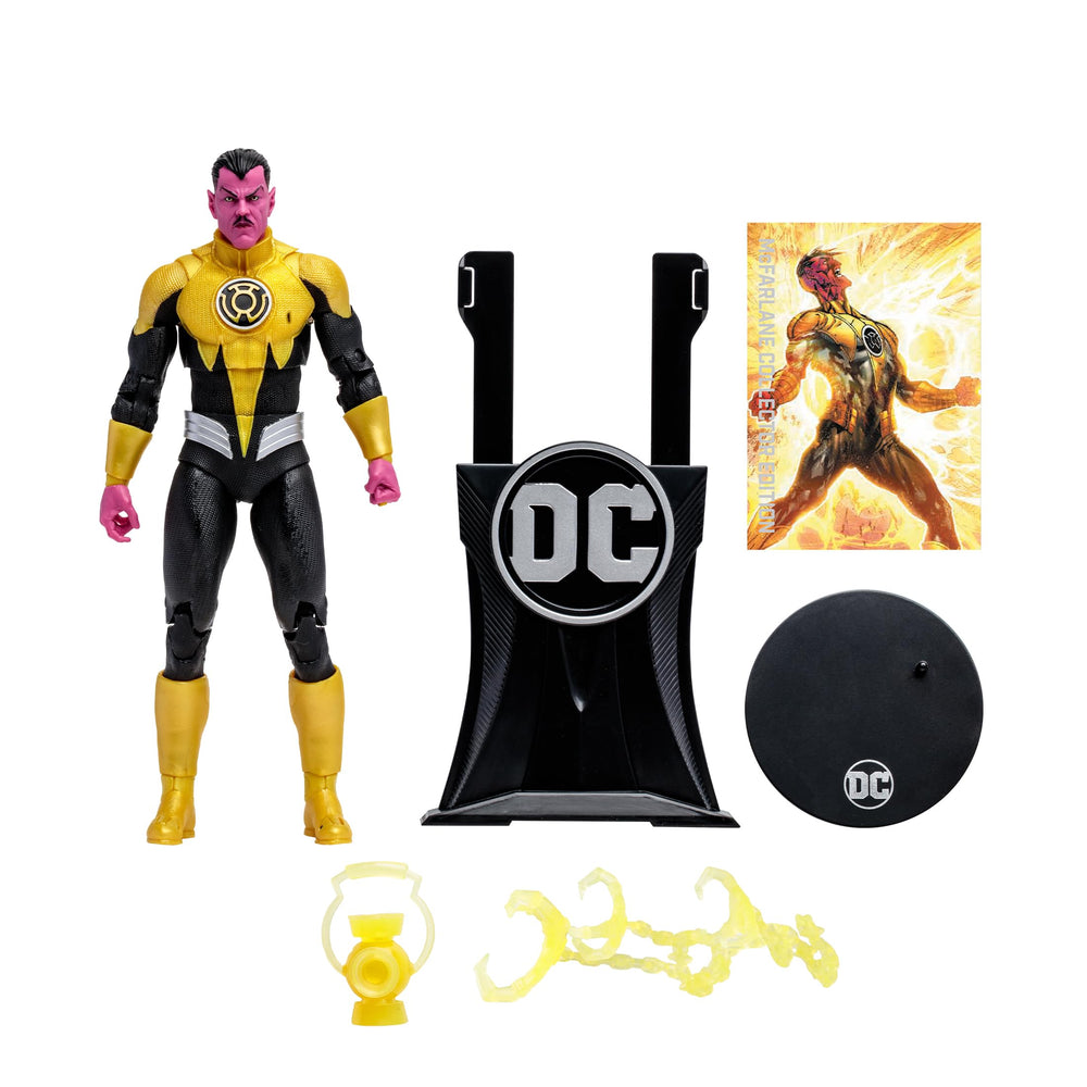 McFarlane Toys Sinestro 7in chain construct adds dramatic comic-inspired detail