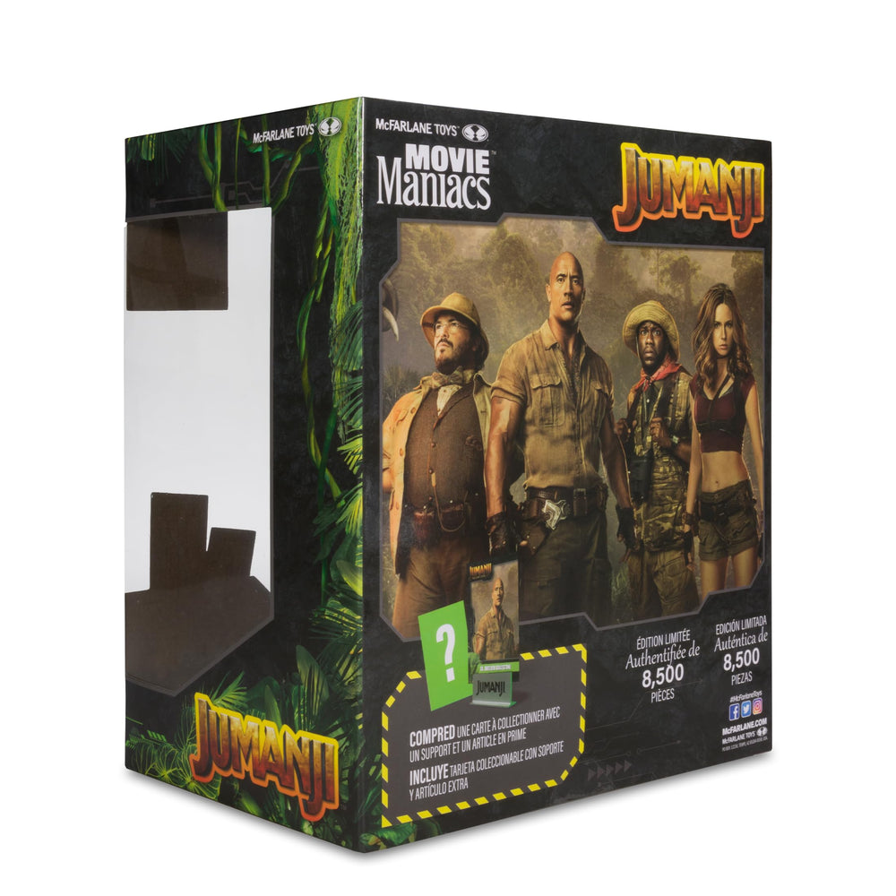 Art card with authenticity notes for Smolder Jumanji 6in figure
