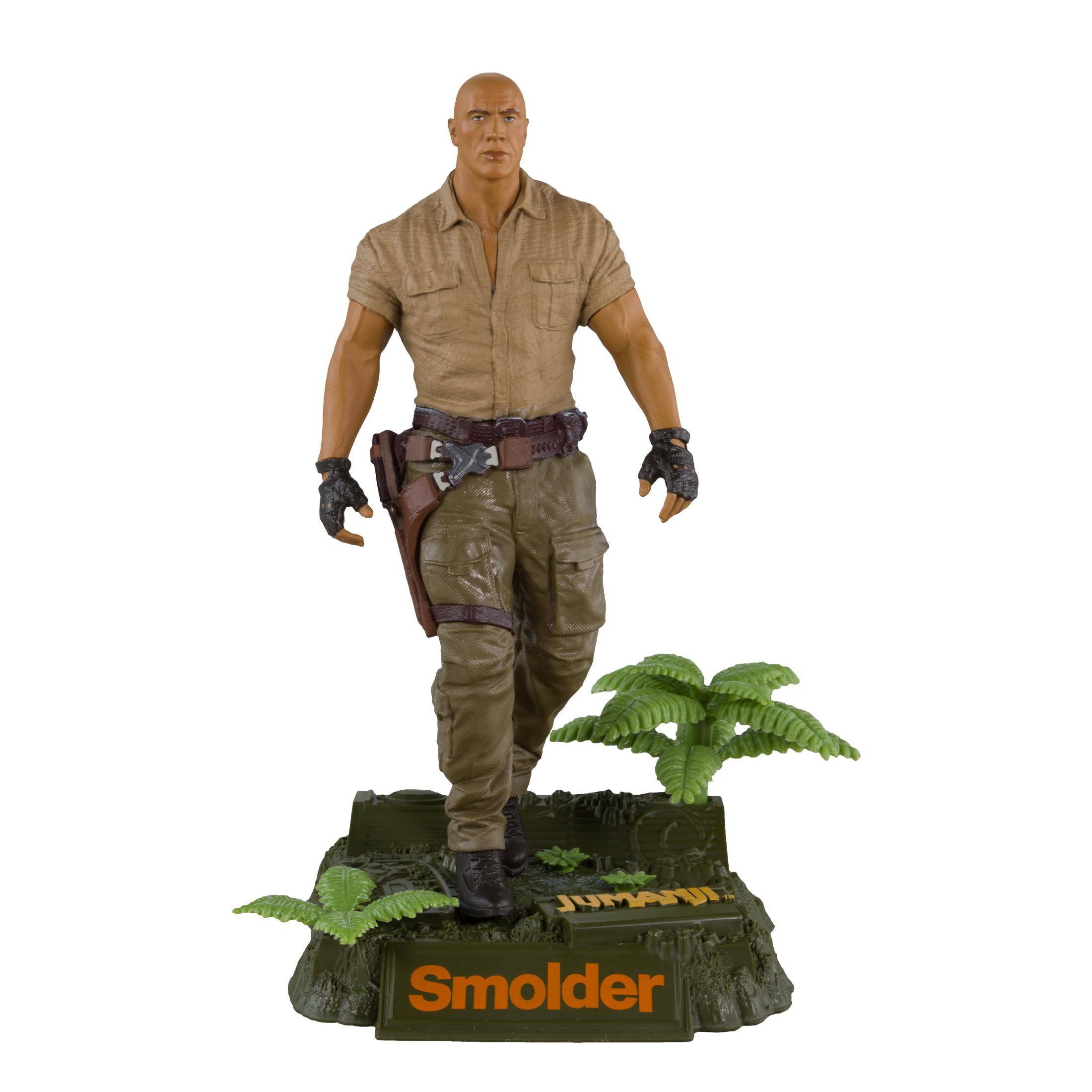 McFarlane Toys Smolder Jumanji 6in figure front view for display with detailed sculpt