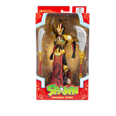 McFarlane Toys Mandarin Spawn offers 22 points of articulation for versatile posing.