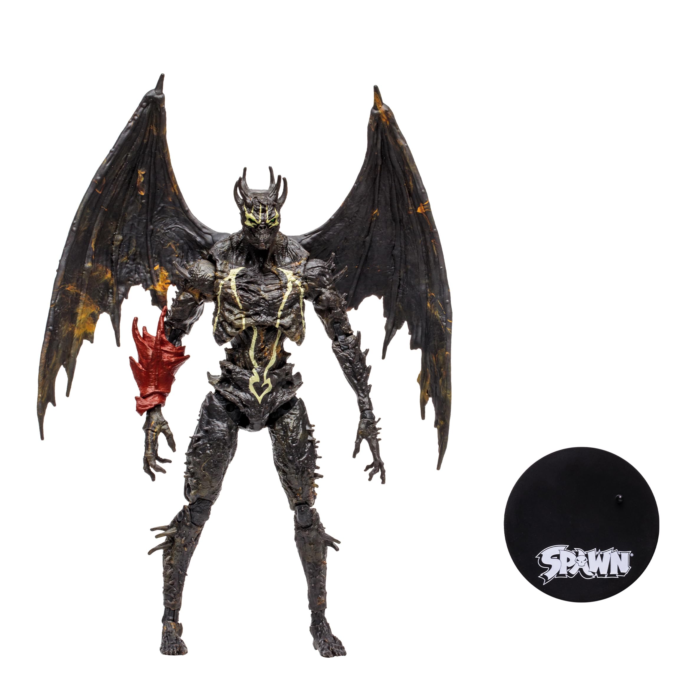 McFarlane Toys Nightmare Spawn base supports dramatic posing and display.