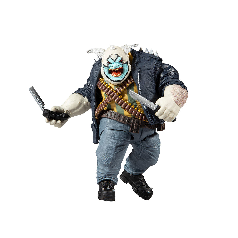 McFarlane Toys Spawn The Clown Deluxe figure back view highlighting detailed sculpt