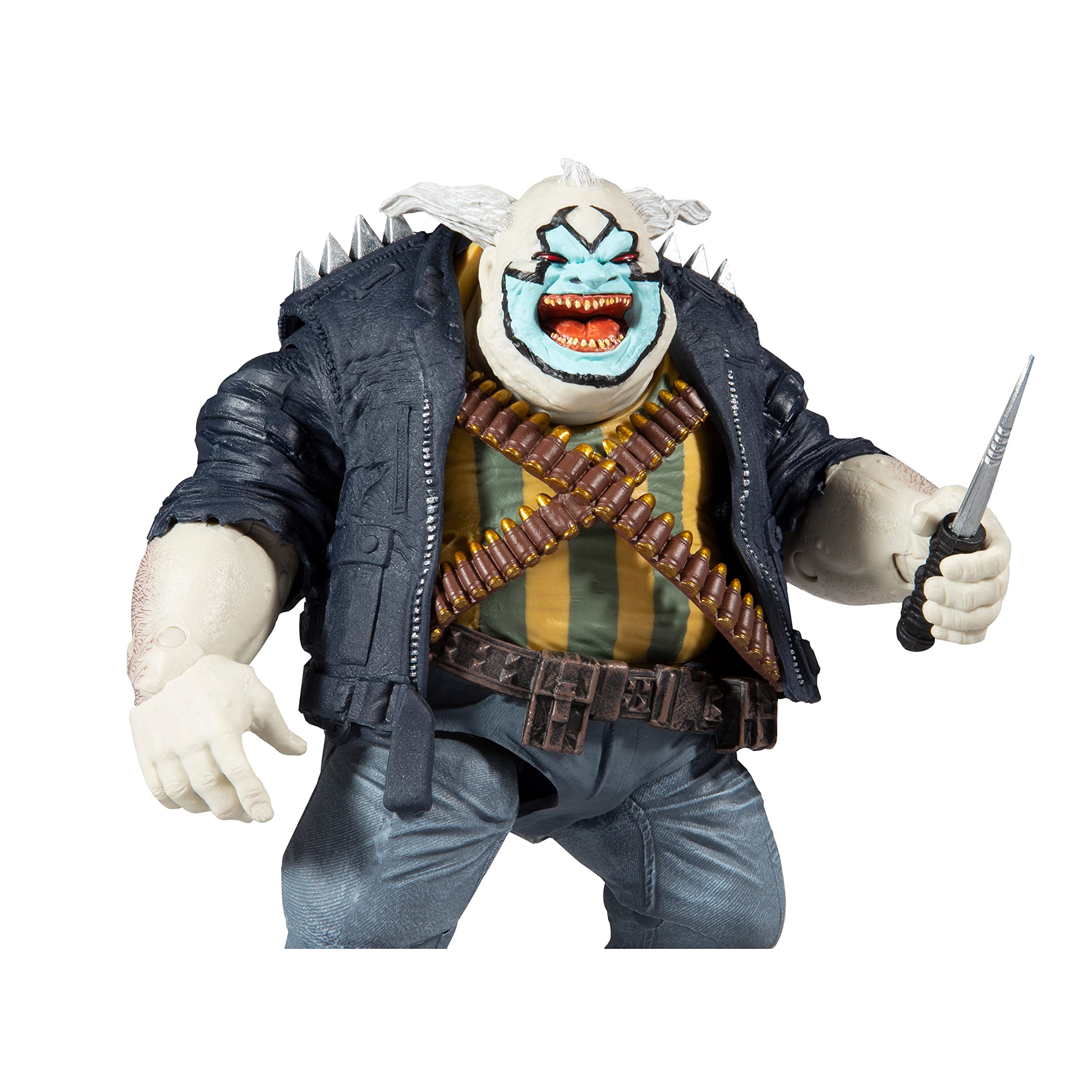 McFarlane Toys Spawn The Clown Deluxe figure with weapons ready for display