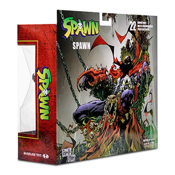 McFarlane Toys Spawn Deluxe packaging artwork boosting shelf appeal