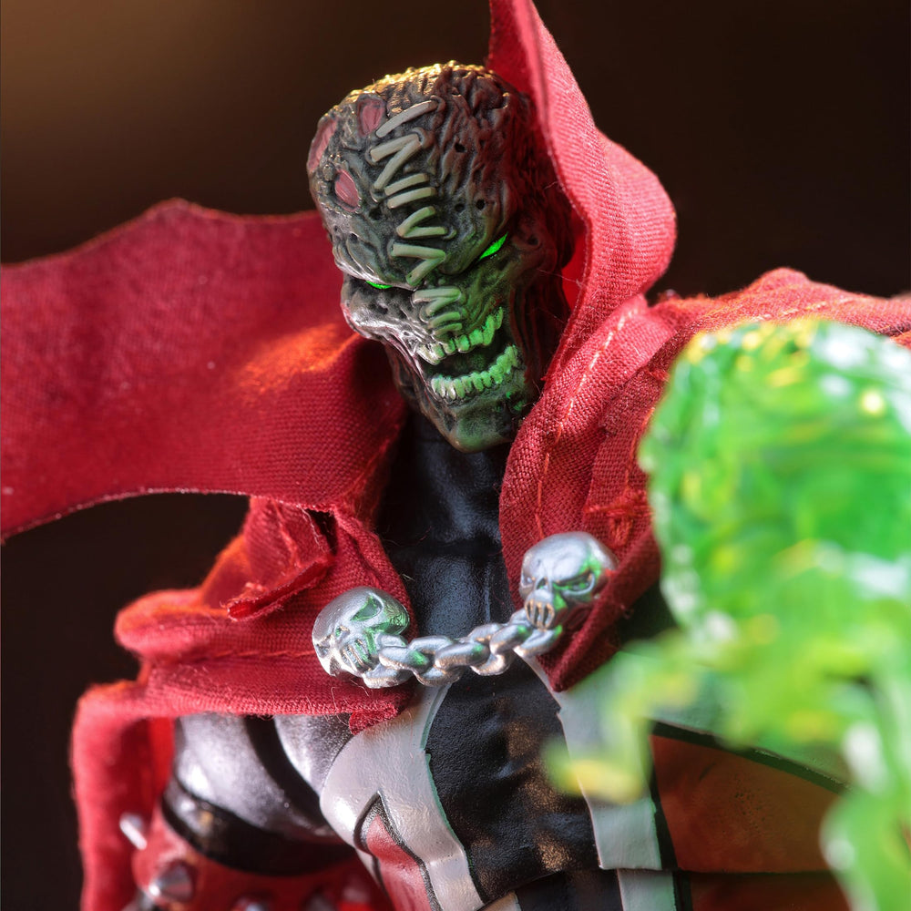 McFarlane Toys Spawn Elite Edition alternate head offers expression variety.