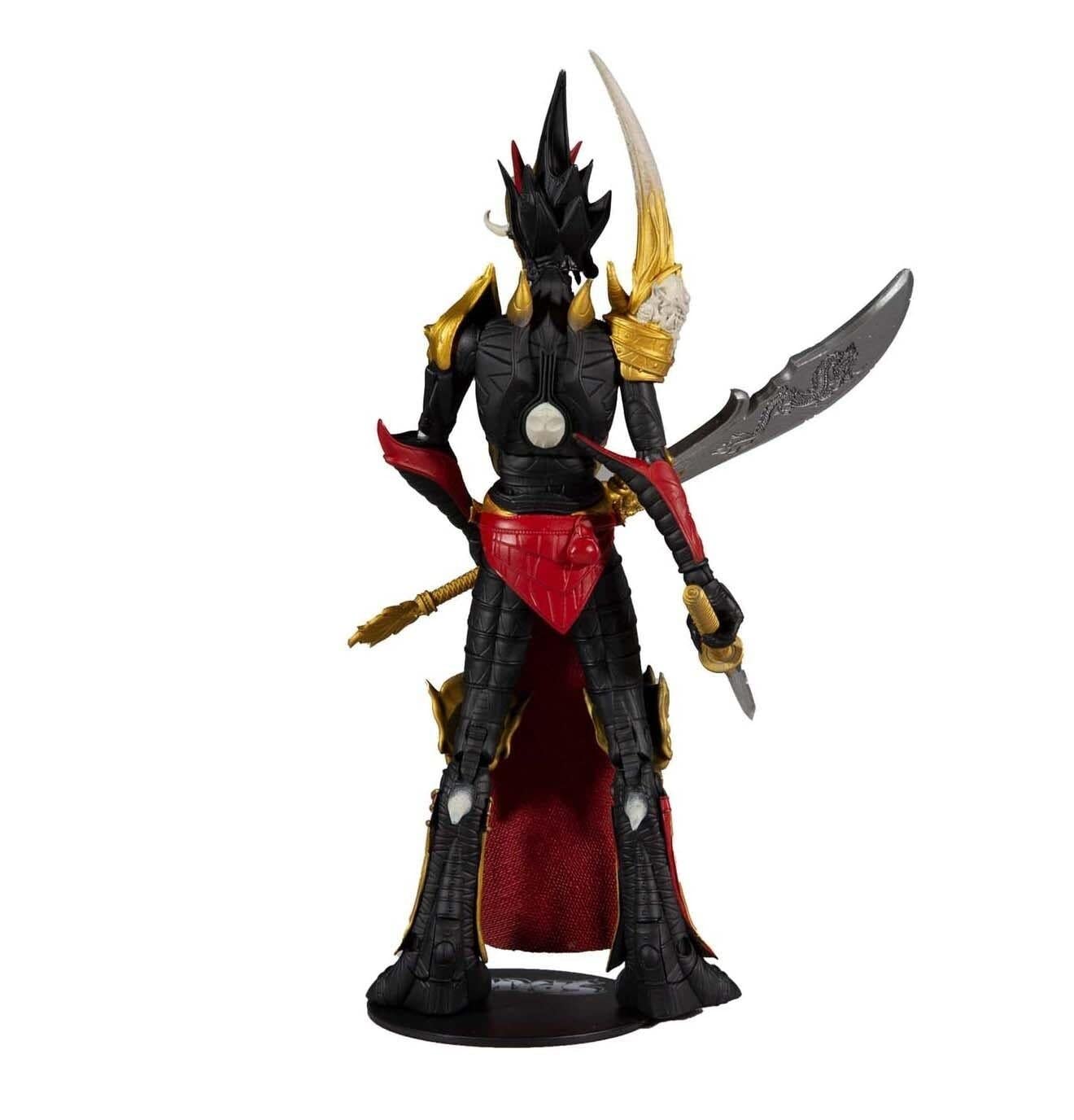 McFarlane Toys Mandarin Spawn face sculpt captures a fierce, battle-ready expression.