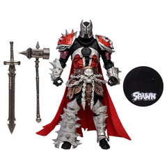 McFarlane Toys Medieval Spawn includes accessories for enhanced display and play options.