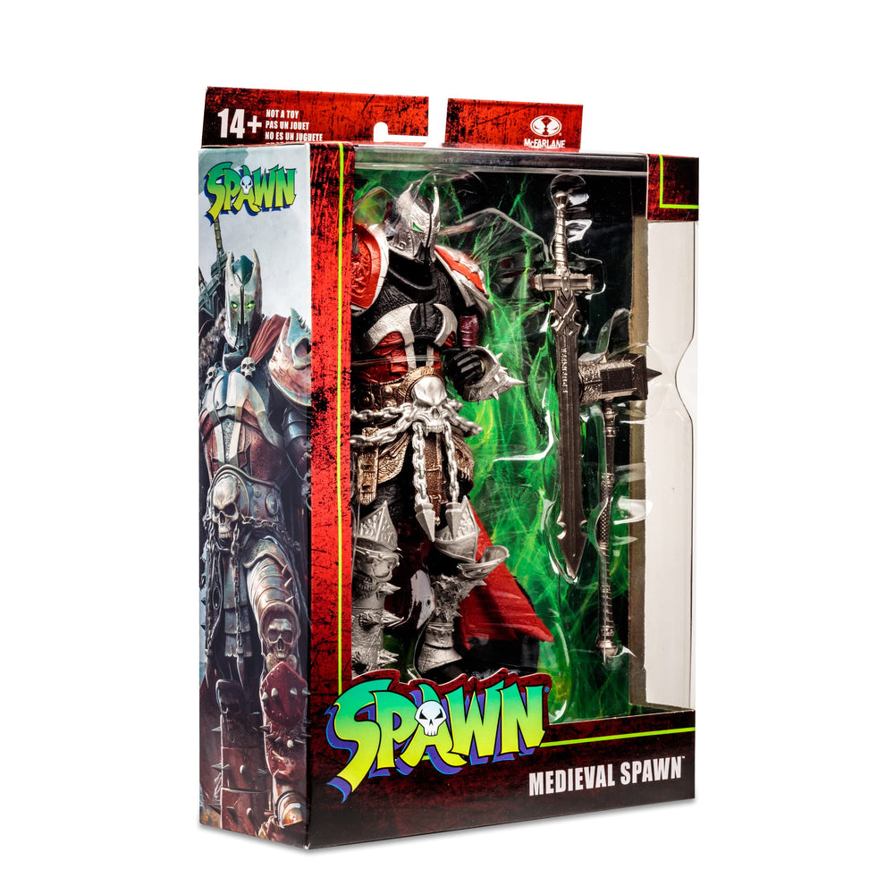 McFarlane Toys Medieval Spawn poseability supports dynamic action-like photography and showcases.