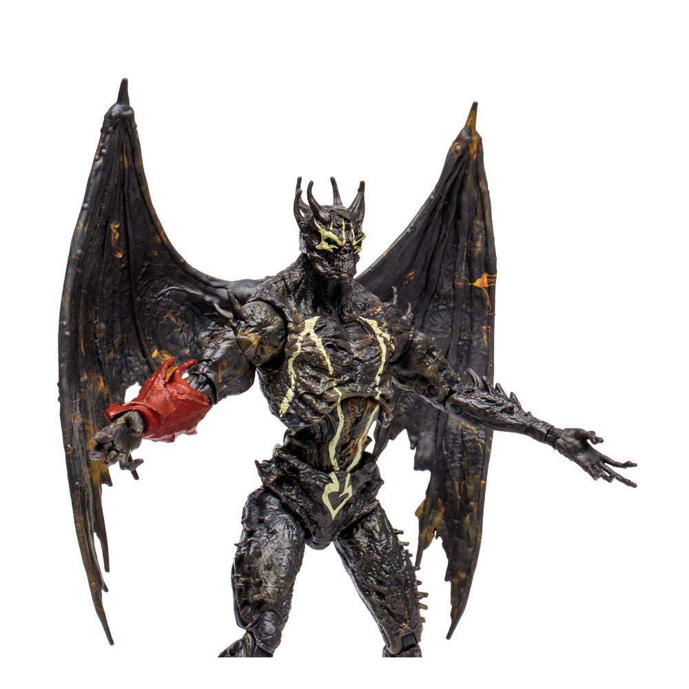 McFarlane Toys Nightmare Spawn wings articulation detail for dynamic posing.