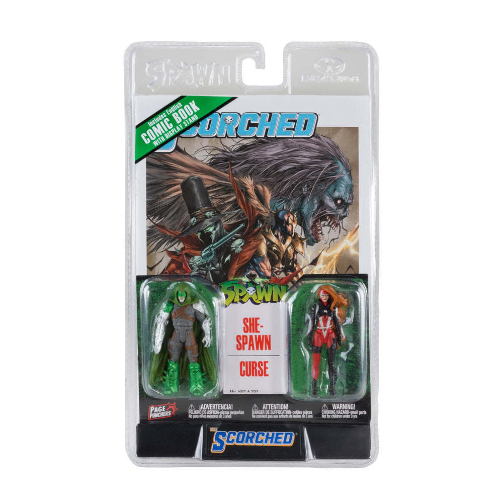 3-inch scale figures featuring iconic comic looks