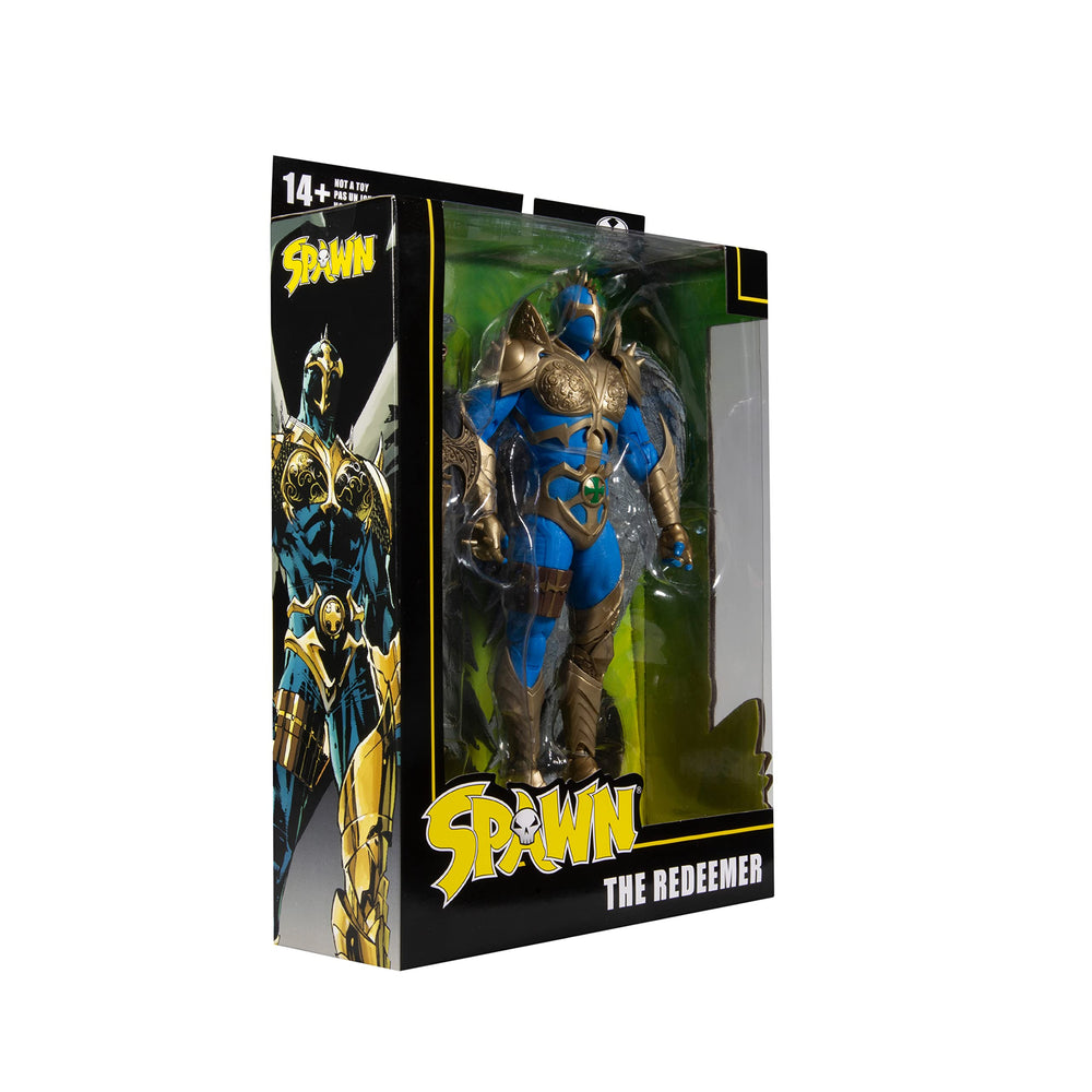 McFarlane Toys Spawn Redeemer collectible packaging enhances display appeal