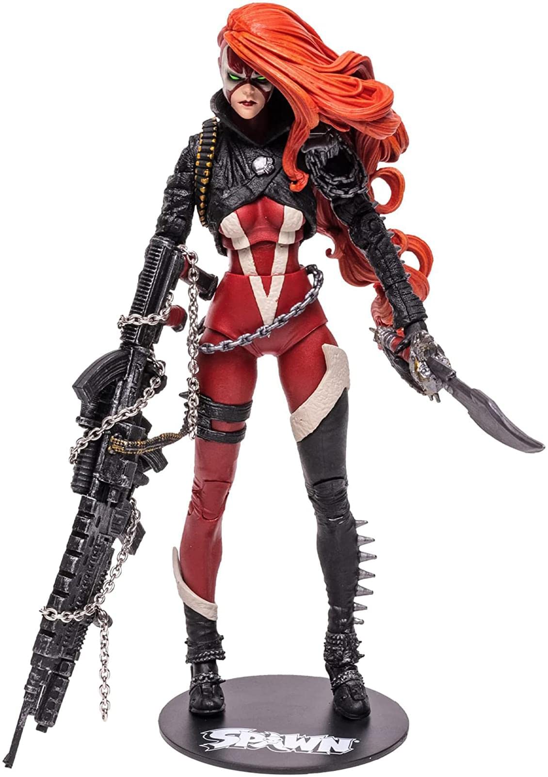 McFarlane Toys Spawn She Spawn 7in figure deluxe box set on display for collection