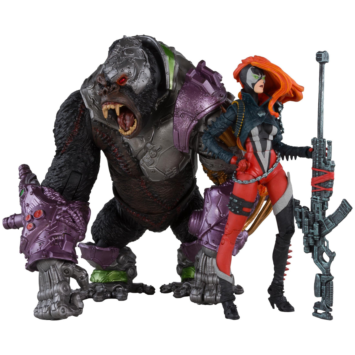 McFarlane Toys Spawn She-Spawn front view figure for display and collecting.