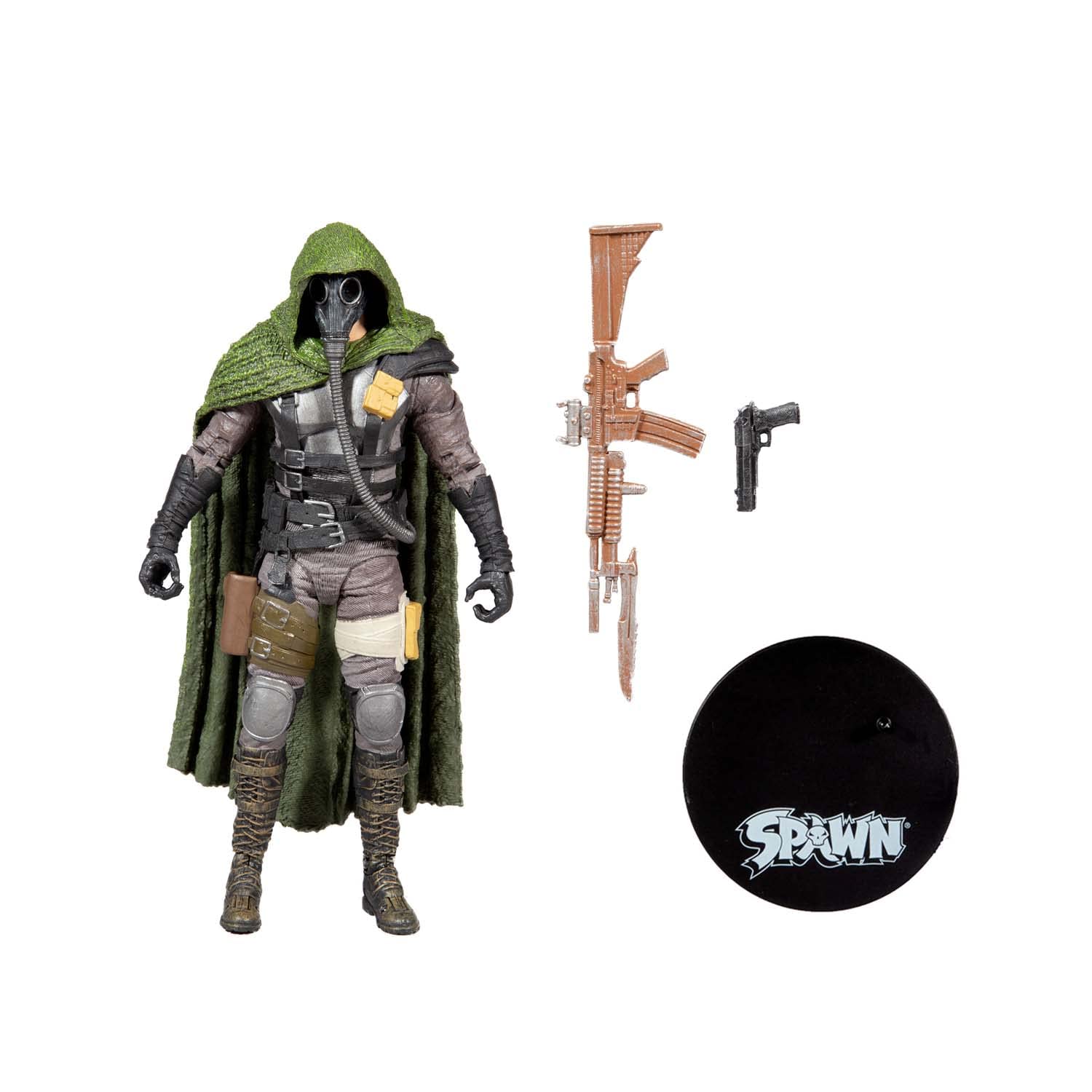 McFarlane Toys Spawn Soul Crusher 7in figure rifle accessory for action scenes.