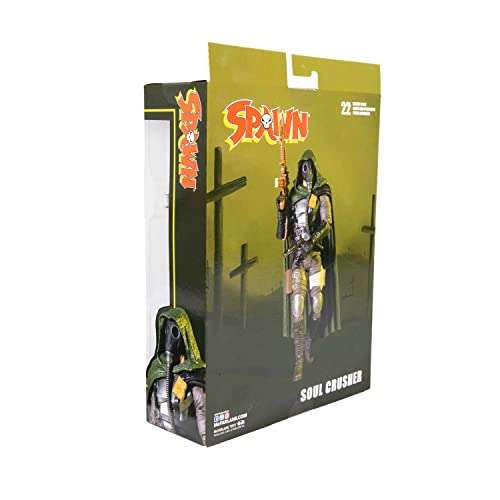 McFarlane Toys Spawn Soul Crusher 7in figure scar detail hints at backstory.
