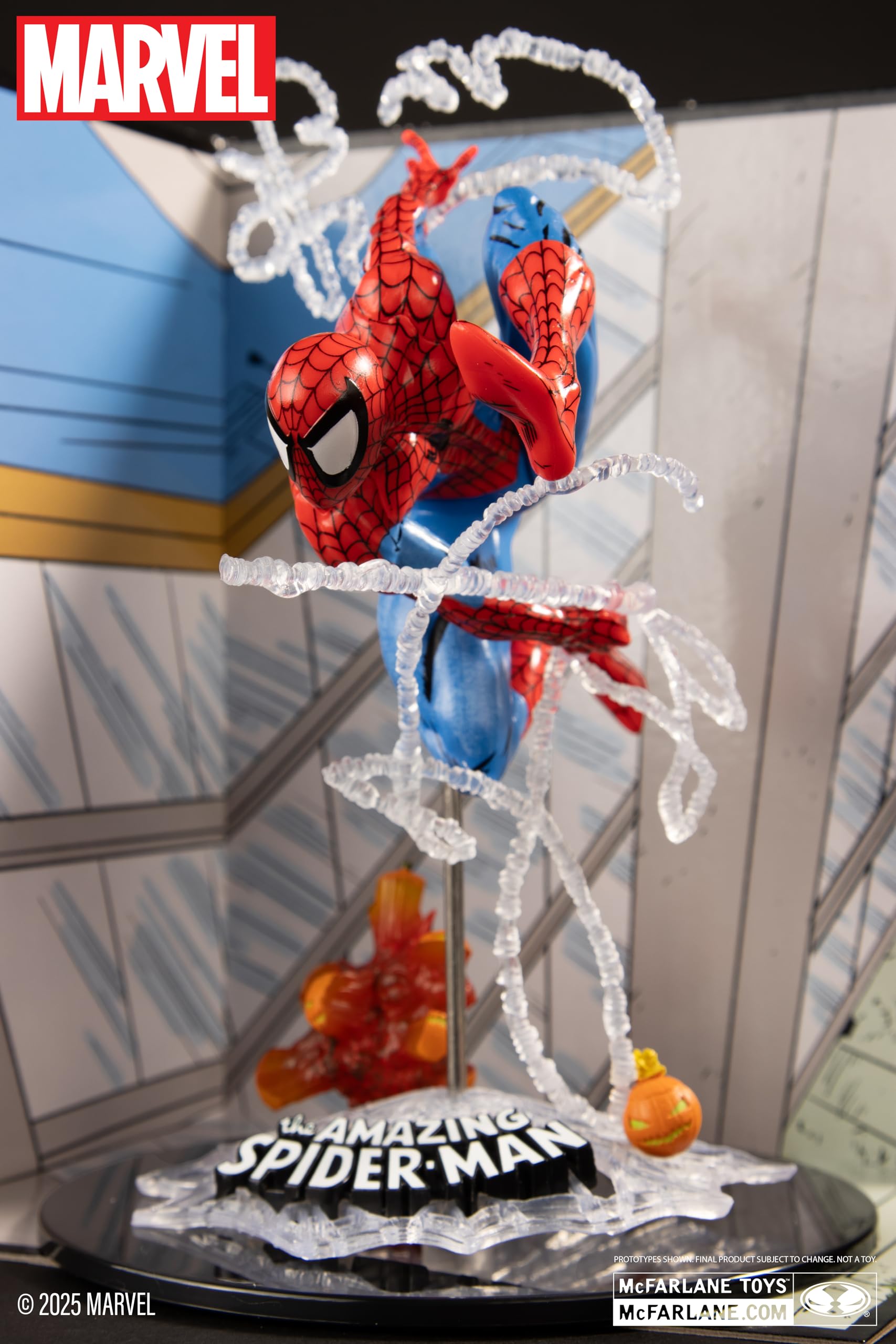Spider-Man art card front by McFarlane Toys