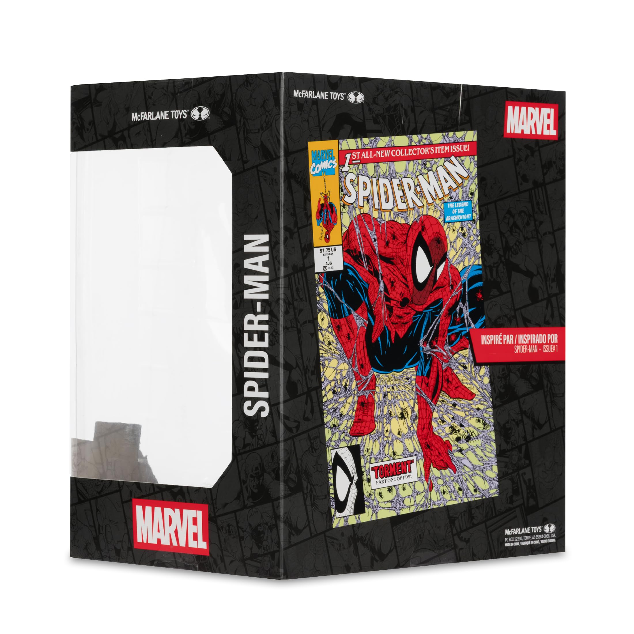 McFarlane Toys Marvel art card front shows character artwork.