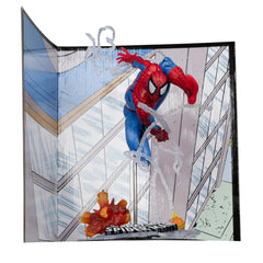 Shelf-ready Spider-Man pose for display case