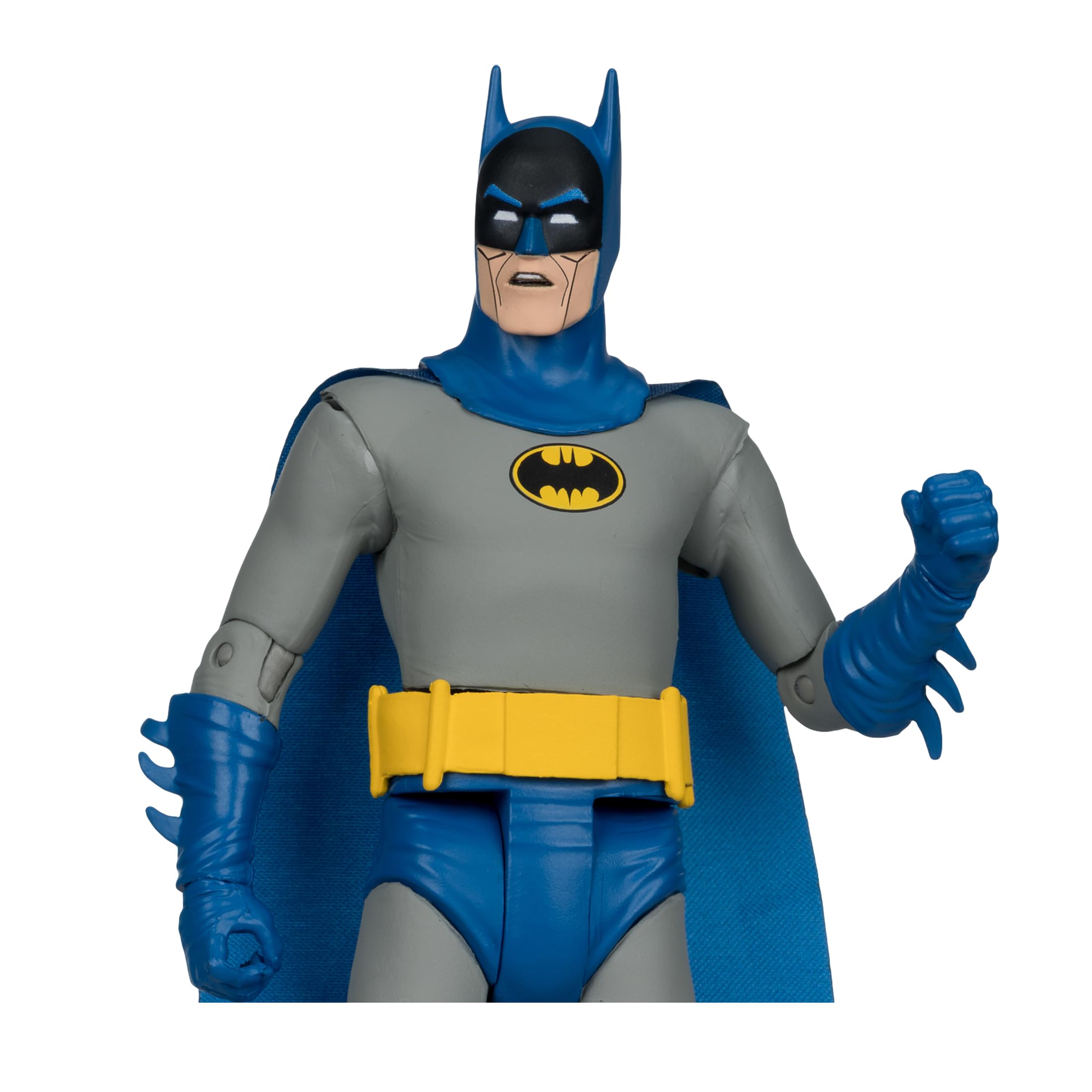 McFarlane Toys Super Friends collectible art card highlights character art.