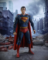 McFarlane Toys Superman 2025 display base detail enhances showcase.