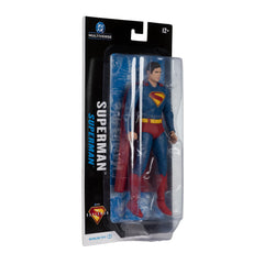 McFarlane Toys Superman 2025 display-ready figure for shelf setups.
