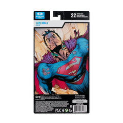 McFarlane Toys Superman Hush includes stand for stability during play.