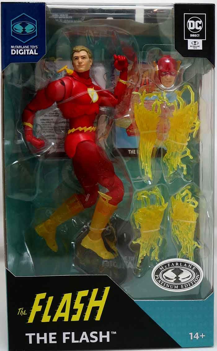 McFarlane Toys The Flash Platinum 7-inch figure ideal for display and DC collectors