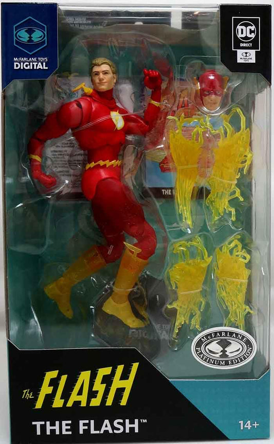 McFarlane Toys The Flash Platinum 7-inch figure ideal for display and DC collectors