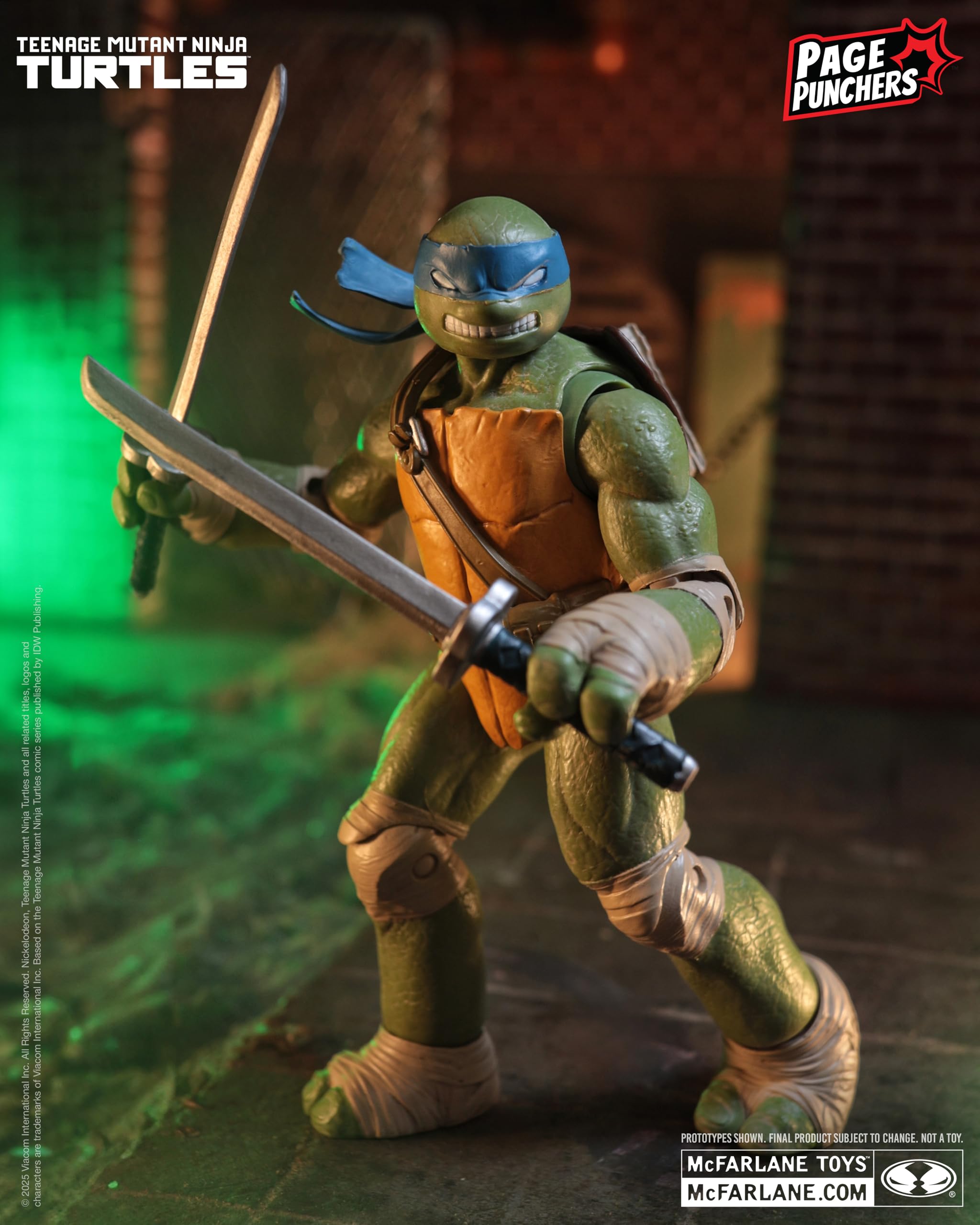 McFarlane Toys Leonardo extra hands and feet expand pose options during play