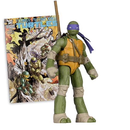 McFarlane Toys Donatello Page Punchers dynamic pose for action-ready display