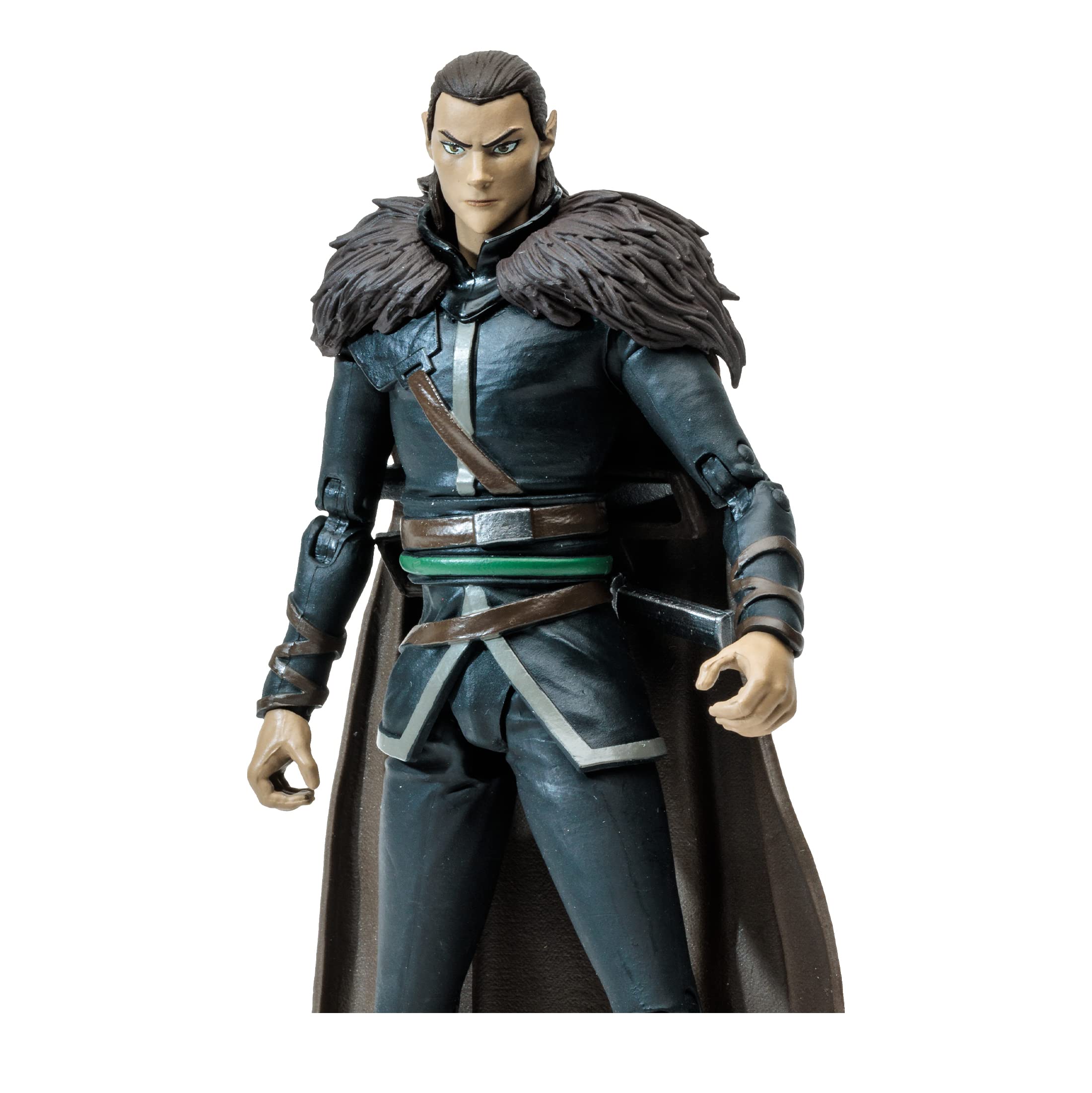 McFarlane Toys Vax’ildan with three daggers for storytelling display.