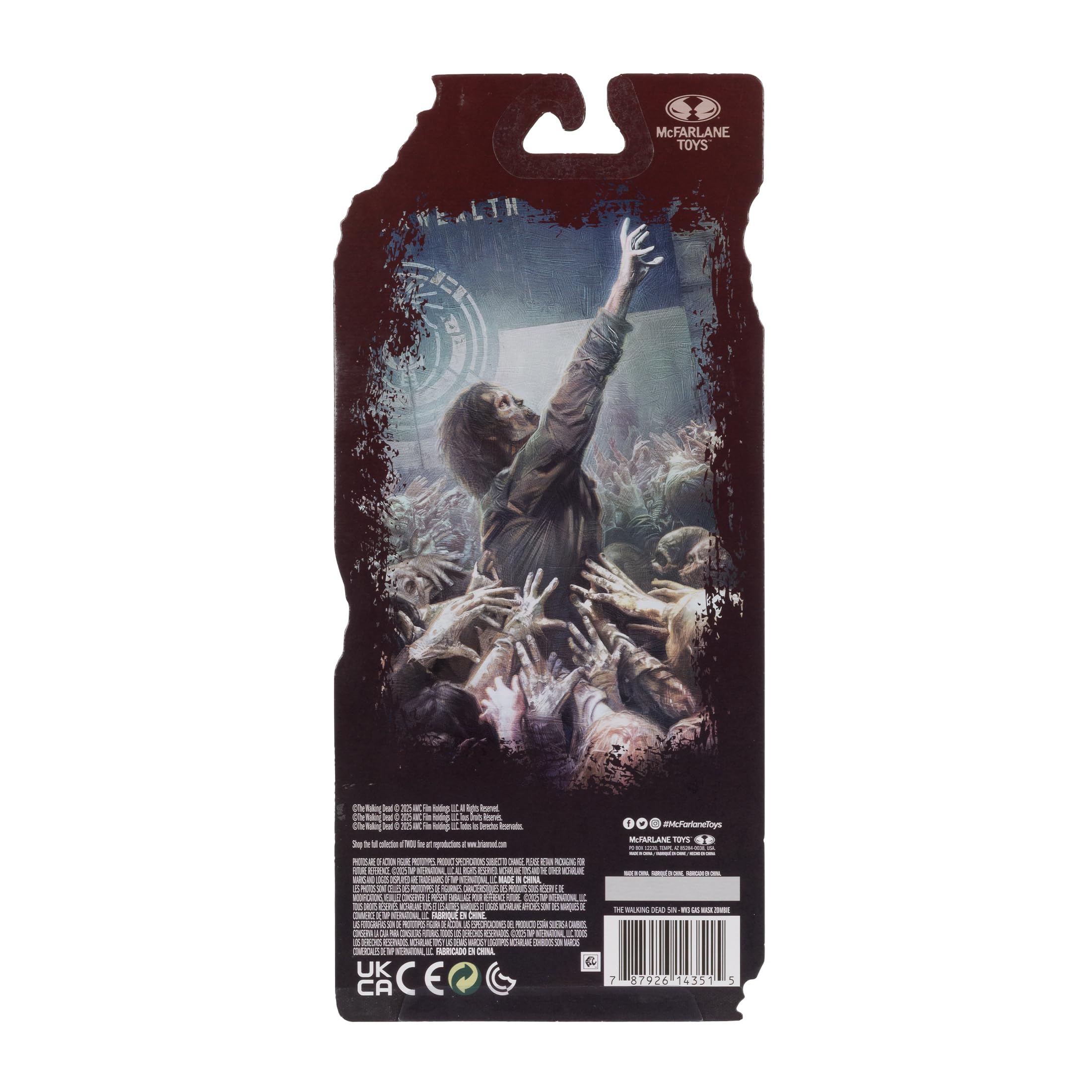 Riot gear zombie figure with poseable joints for versatile posing