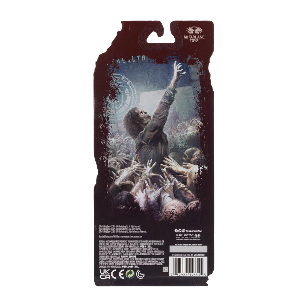 Riot gear zombie figure with poseable joints for versatile posing