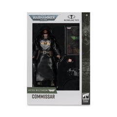 McFarlane Toys Warhammer Commissar window box packaging showcase
