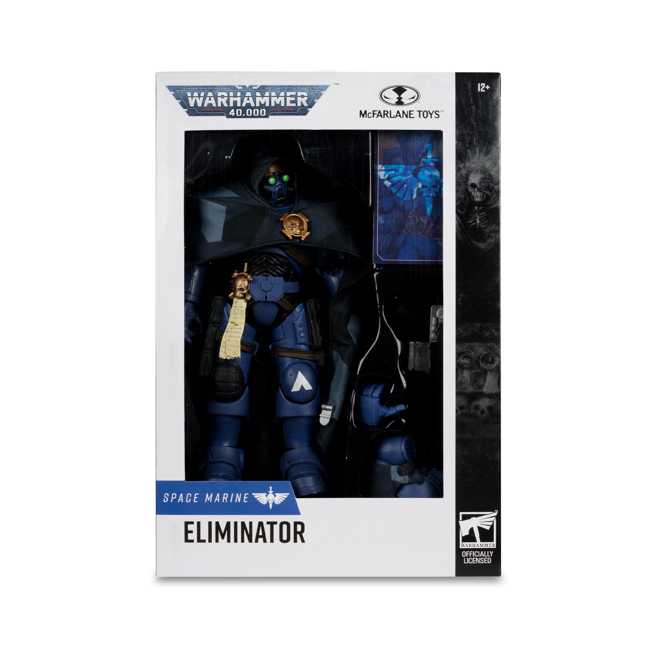 McFarlane Toys Warhammer Eliminator window box showcases the figure.