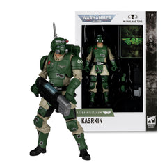 McFarlane Toys Kasrkin 7-inch scale fits standard collections.