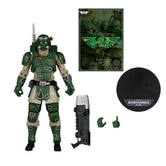 McFarlane Toys Kasrkin poseability demonstrates full range for dynamic display.