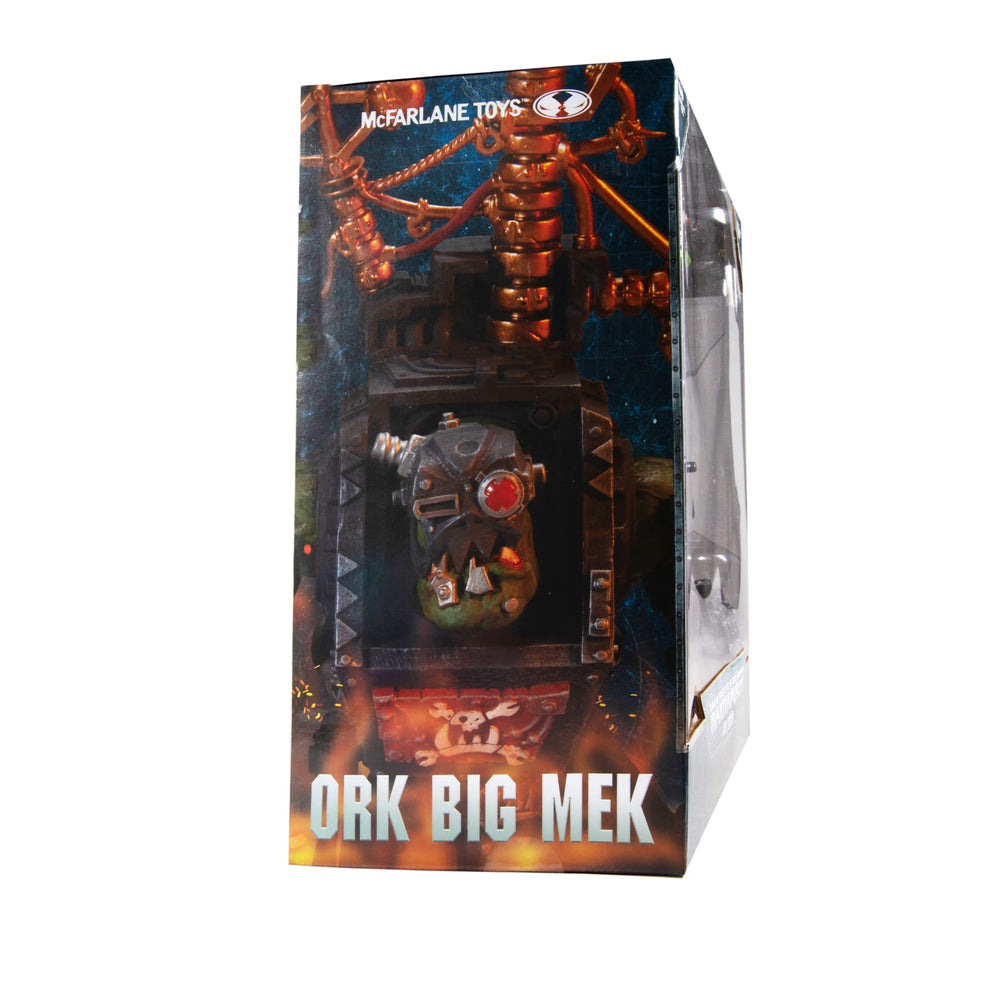 McFarlane Toys Warhammer 40k Ork Megafig-scale figure for shelf display.