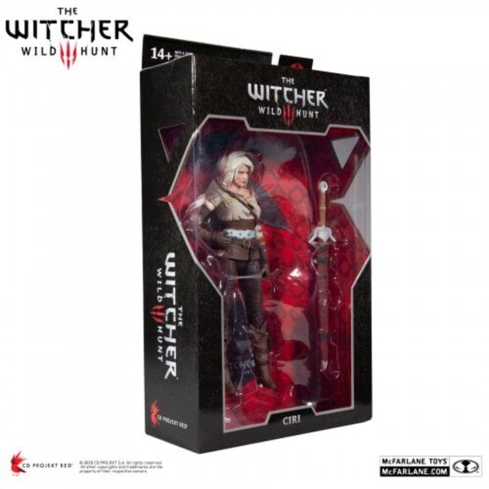 McFarlane Witcher Ciri figure with ultra articulation for dynamic poses