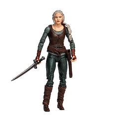 McFarlane Toys Witcher Ciri and Geralt articulation for dynamic posing.