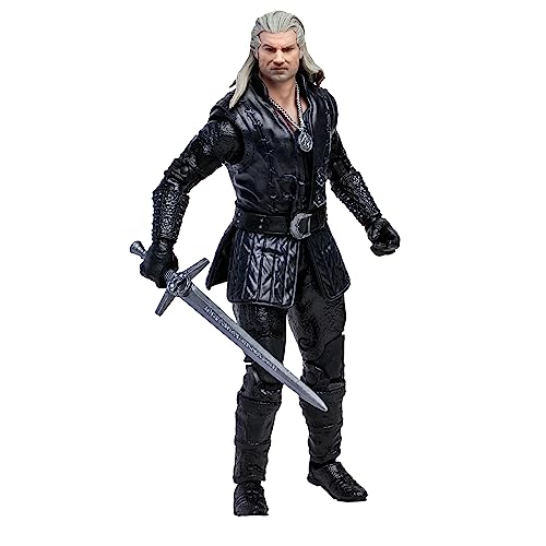 Geralt and Ciri with dual swords for authentic action poses.