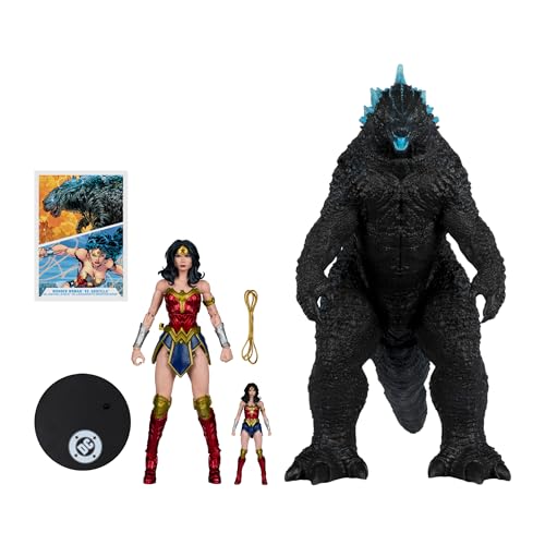 McFarlane Toys Wonder Woman 3in mini-figure close-up for micro-display.