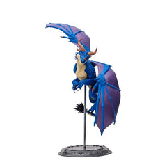 McFarlane Toys World of Warcraft Blue Highland Drake rich colors and scaly details